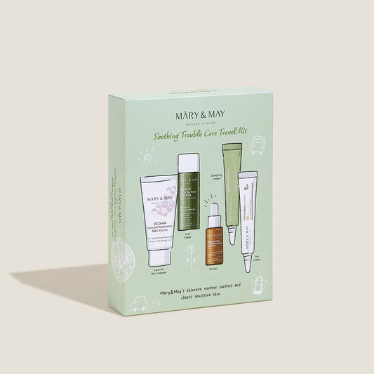 [MARY & MAY] Soothing Trouble Care Travel Kit (5pcs) - Skynkorea