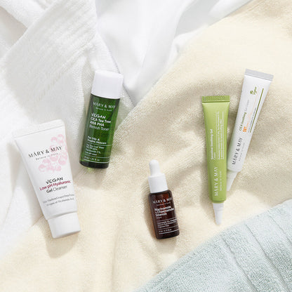 [MARY & MAY] Soothing Trouble Care Travel Kit (5pcs) - Skynkorea