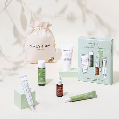 [MARY & MAY] Soothing Trouble Care Travel Kit (5pcs) - Skynkorea