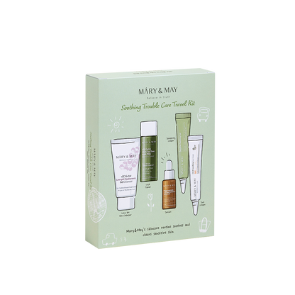 [MARY & MAY] Soothing Trouble Care Travel Kit (5pcs) - Skynkorea