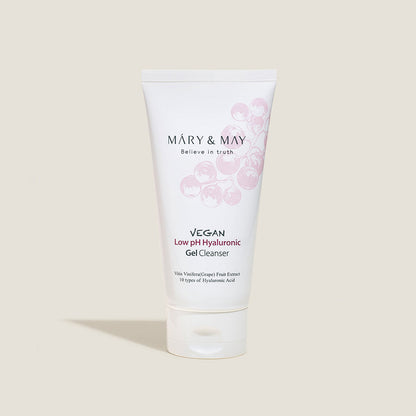 [MARY & MAY] Vegan Low pH Hyaluronic Gel Cleanser 150ml - Skynkorea