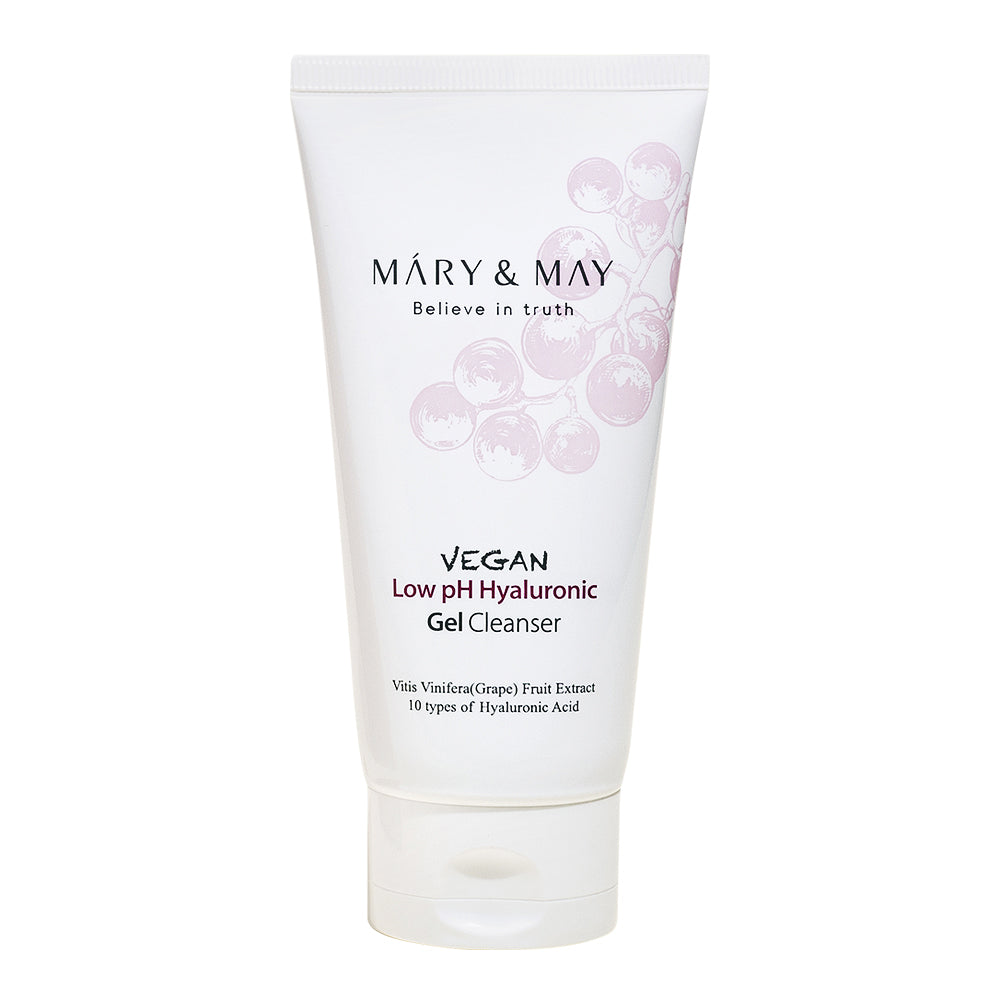 [MARY & MAY] Vegan Low pH Hyaluronic Gel Cleanser 150ml - Skynkorea