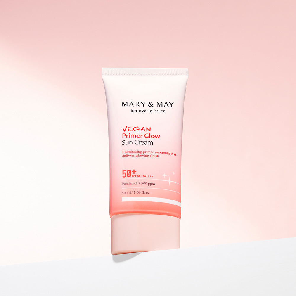 [MARY & MAY] Vegan Primer Glow Sun Cream SPF50+ PA++++ 50ml - Skynkorea