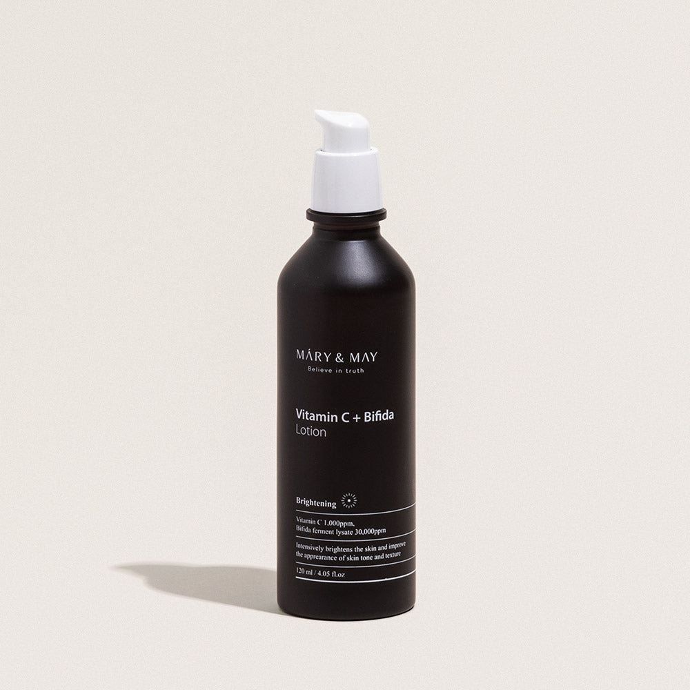 [MARY & MAY] Vitamin C+Bifida Lotion 120ml - Skynkorea