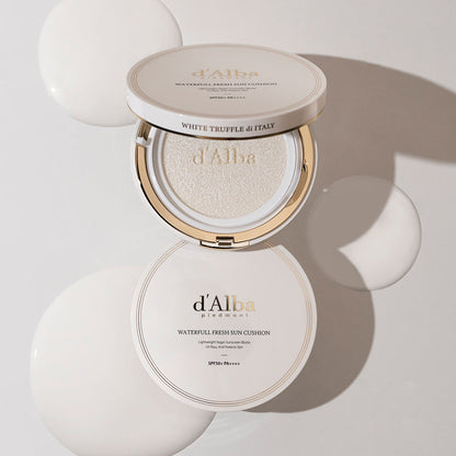 d'Alba Waterful Fresh Sun Cushion 25g+25g(refill) SPF50+/PA++++ - Skynkorea