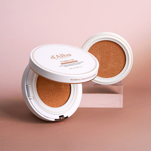 d'Alba Waterfull Tone-Up Sun Cushion 15g+15g(refill) SPF50+/PA++++ - Skynkorea