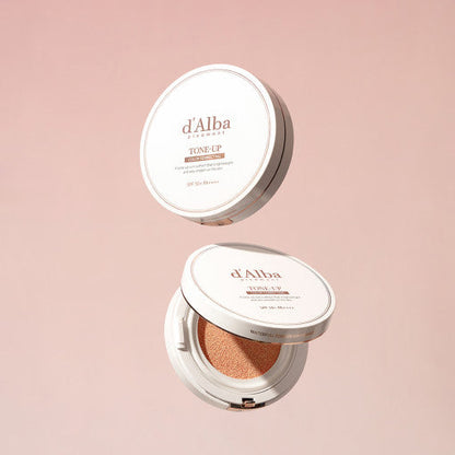d'Alba Waterfull Tone-Up Sun Cushion 15g+15g(refill) SPF50+/PA++++ - Skynkorea