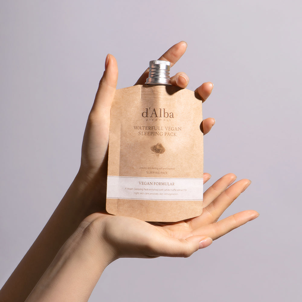 d'Alba Waterfull Vegan Sleeping Pack (Spout Type) 60ml - Skynkorea