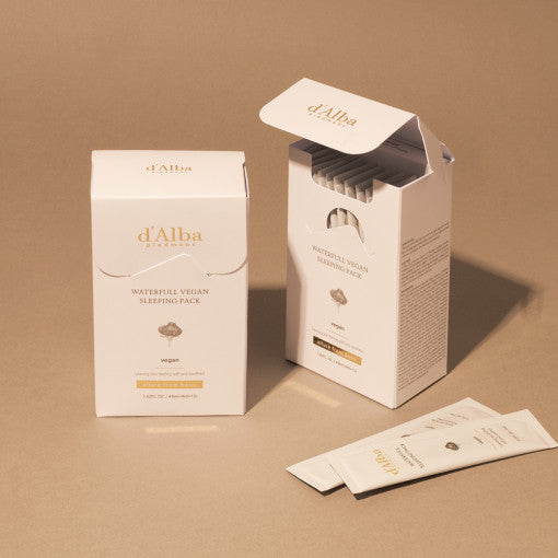 d'Alba Waterfull Vegan Sleeping Pack 4ml X 24ea - Skynkorea