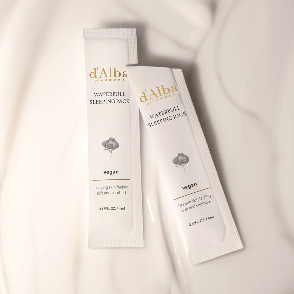 d'Alba Waterfull Vegan Sleeping Pack 4ml X 24ea - Skynkorea