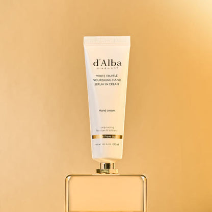 d'Alba White Truffle Nourishing Hand Serum In Cream 30ml - Skynkorea