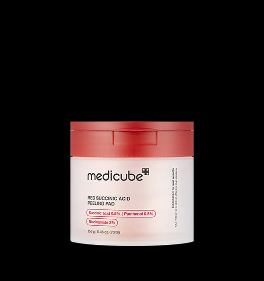 medicube Red Succinic Acid Peeling Pad 155g/70pads - Skynkorea