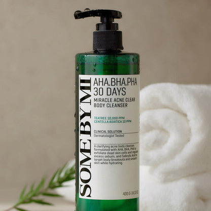 [SOME BY MI] AHA-BHA-PHA 30 Days Miracle Acne Body Cleanser 400g - Skynkorea