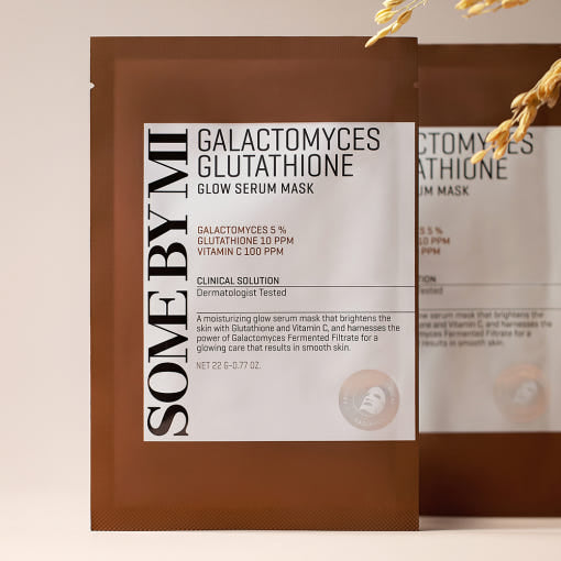 [SOME BY MI] Galactomyces Glutathione Glow Serum Mask Sheet 22g*10ea - Skynkorea