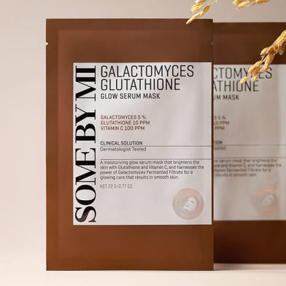 [SOME BY MI] Galactomyces Glutathione Glow Serum Mask Sheet 22g*10ea - Skynkorea