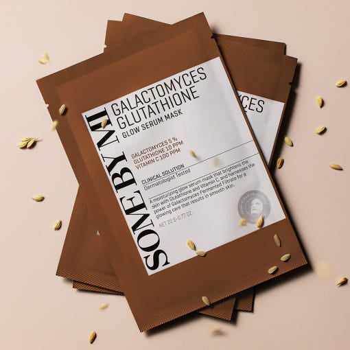 [SOME BY MI] Galactomyces Glutathione Glow Serum Mask Sheet 22g*10ea - Skynkorea