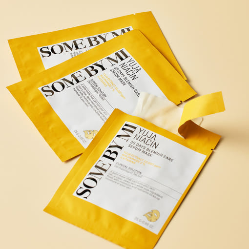 [SOME BY MI] Yuja Niacin Blemish Care Serum Mask 25g*10ea - Skynkorea