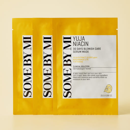[SOME BY MI] Yuja Niacin Blemish Care Serum Mask 25g*10ea - Skynkorea