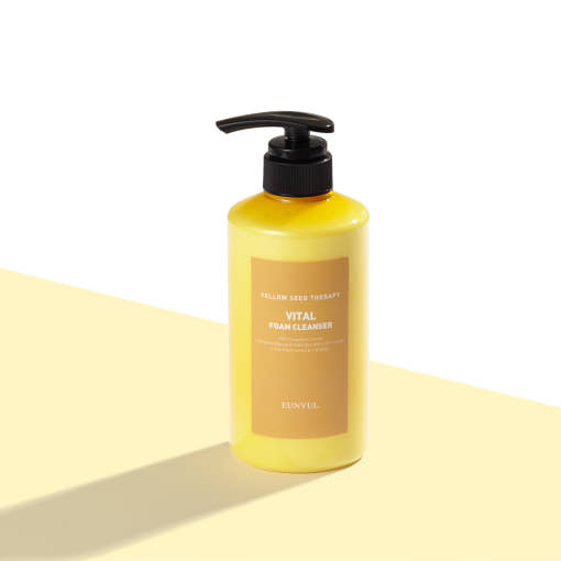 EUNYUL YELLOW SEED THERAPY Vital Foam Cleanser 500ml - Skynkorea