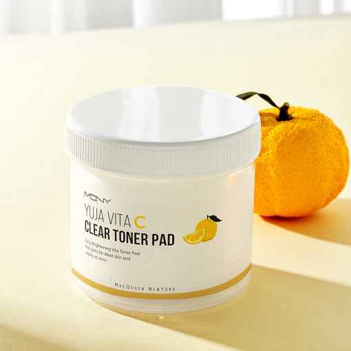 [MACQUEEN New York] Yuja Vita C Clear Toner Pad 100ea/240ml - Skynkorea