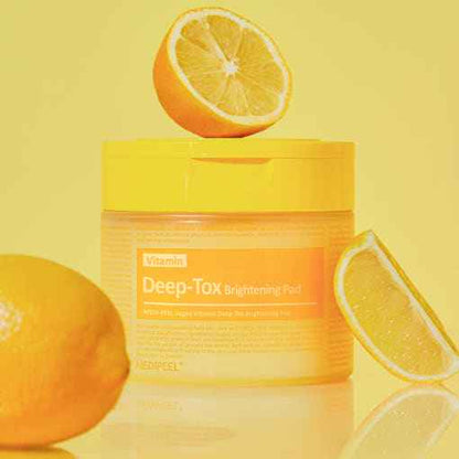 MEDIPEEL Vegan Vitamin Deep-Tox Brightening Pad 70pcs/270ml - Skynkorea