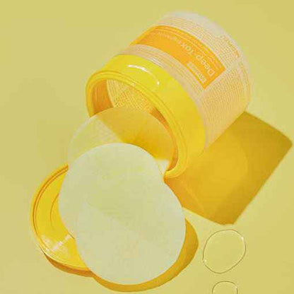 MEDIPEEL Vegan Vitamin Deep-Tox Brightening Pad 70pcs/270ml - Skynkorea