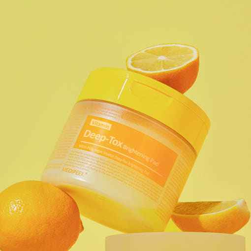 MEDIPEEL Vegan Vitamin Deep-Tox Brightening Pad 70pcs/270ml - Skynkorea