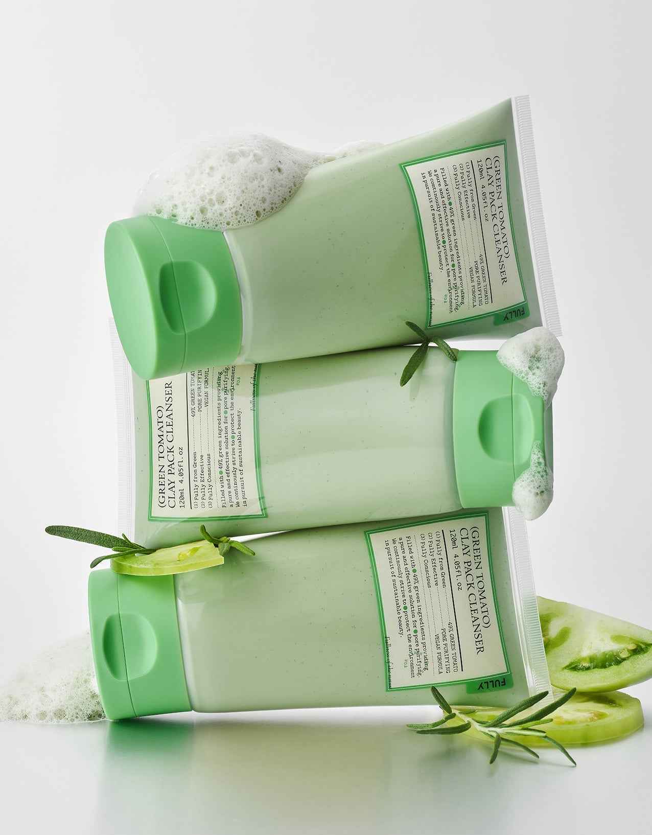 FULLY GREEN TOMATO CLAY PACK CLEANSER 120ml - Skynkorea