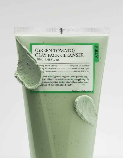 FULLY GREEN TOMATO CLAY PACK CLEANSER 120ml - Skynkorea