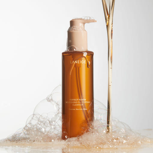 LANEIGE Perfect Renew Nourishing Oil-To-Foam Cleanser 200ml - Skynkorea