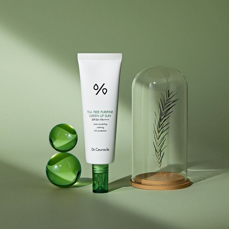 Dr.Ceuracle Tea Tree Purifine Green Up Sun SPF50 PA++++ 50ml - Skynkorea