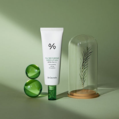 Dr.Ceuracle Tea Tree Purifine Green Up Sun SPF50 PA++++ 50ml - Skynkorea