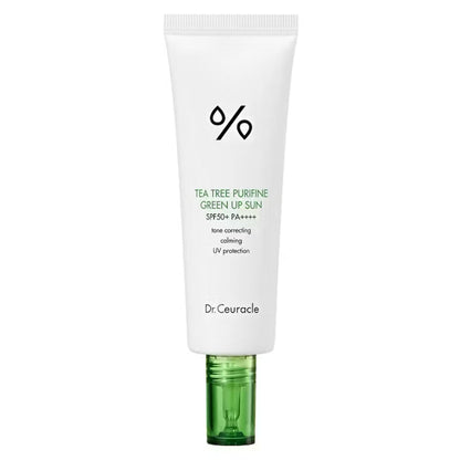 Dr.Ceuracle Tea Tree Purifine Green Up Sun SPF50 PA++++ 50ml - Skynkorea