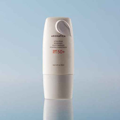 AROMATICA Vitalizing Rosemary Moist Barrier Mineral Sunscreen SPF50+ PA++++ 50ml - Skynkorea
