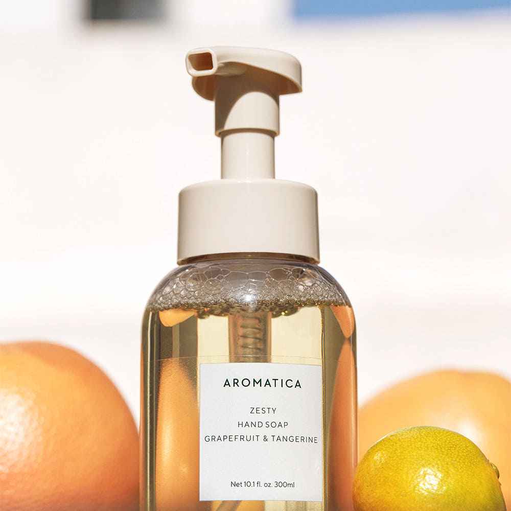 AROMATICA Zesty Hand Soap Grapefruit & Tangerine 300ml - Skynkorea