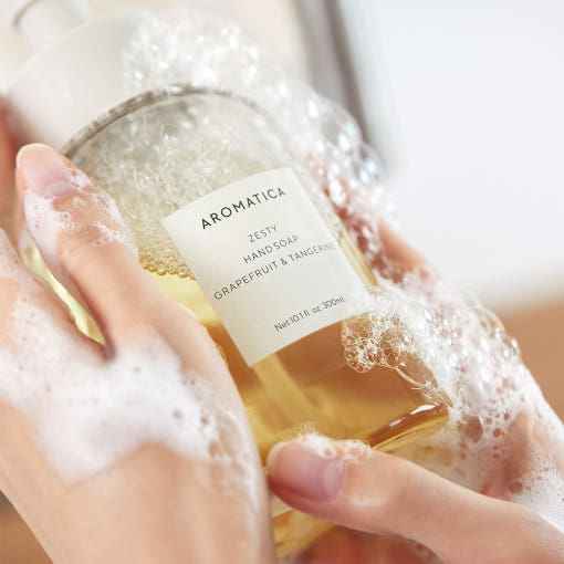AROMATICA Zesty Hand Soap Grapefruit & Tangerine 300ml - Skynkorea