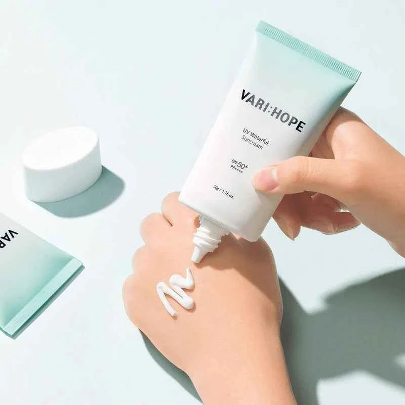 VARIHOPE UV Waterful Sun cream SPF50+ PA++++ 50g - Skynkorea