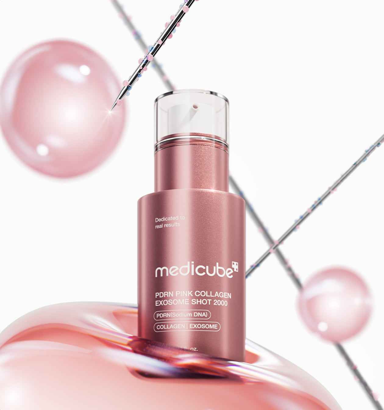 medicube PDRN Pink Collagen Exosome Shot 2000 30ml - Skynkorea