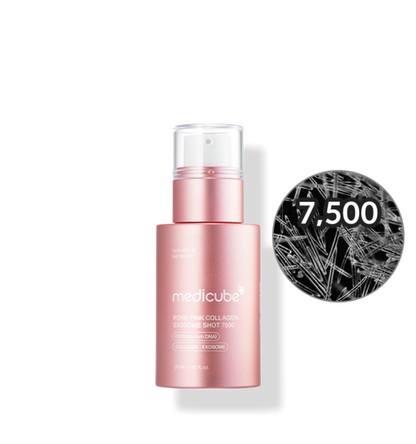 medicube PDRN Pink Collagen Exosome Shot 7500 30ml - Skynkorea