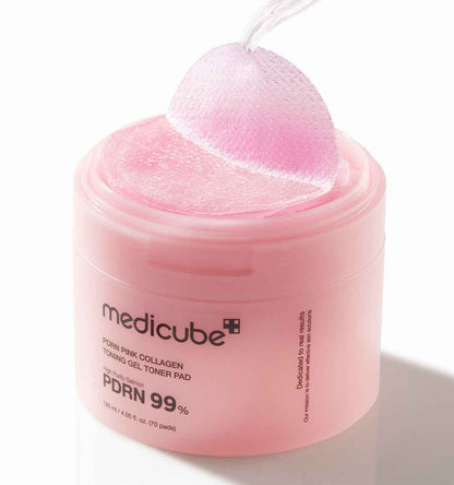 medicube PDRN Pink Collagen Gel Toner Pad 120ml/70pads - Skynkorea