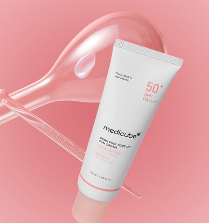 medicube PDRN Pink Tone Up Sun Cream 50ml - Skynkorea