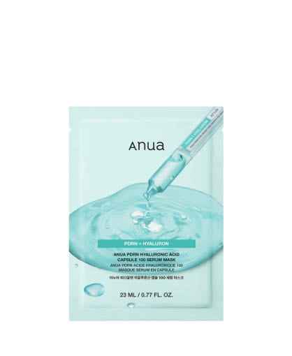 Anua PDRN Hyaluronic Acid Capsule 100 Serum Mask Sheet 23ml*10ea - Skynkorea