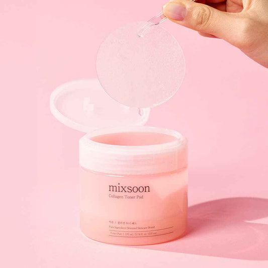 mixsoon PDRN Collagen Toner Pad 110ea/170ml - Skynkorea