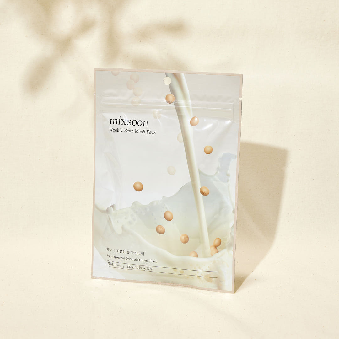 mixsoon Weekly Bean Mask Pack 130g (7ea) - Skynkorea
