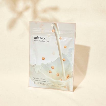 mixsoon Weekly Bean Mask Pack 130g (7ea) - Skynkorea