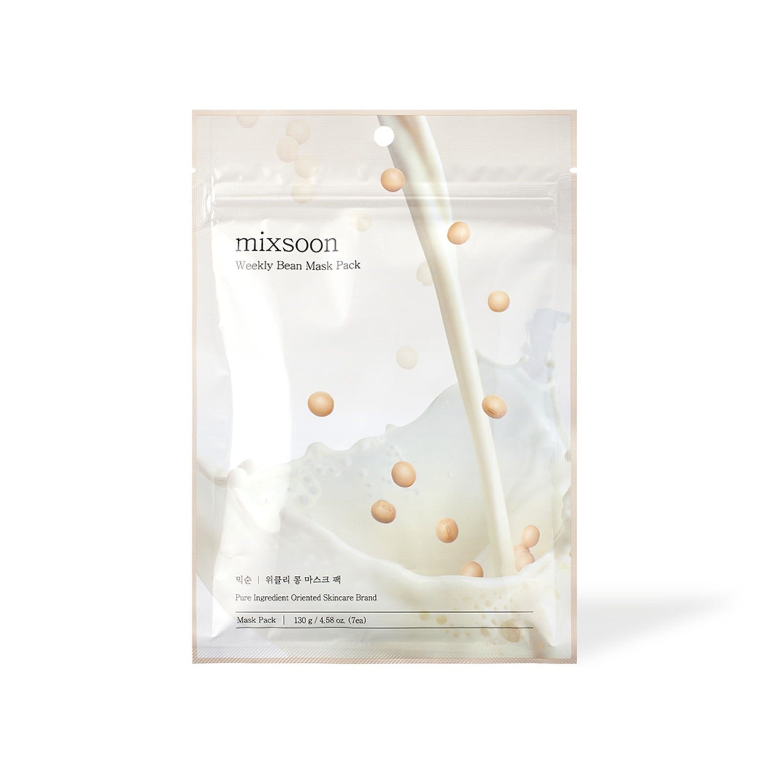 mixsoon Weekly Bean Mask Pack 130g (7ea) - Skynkorea