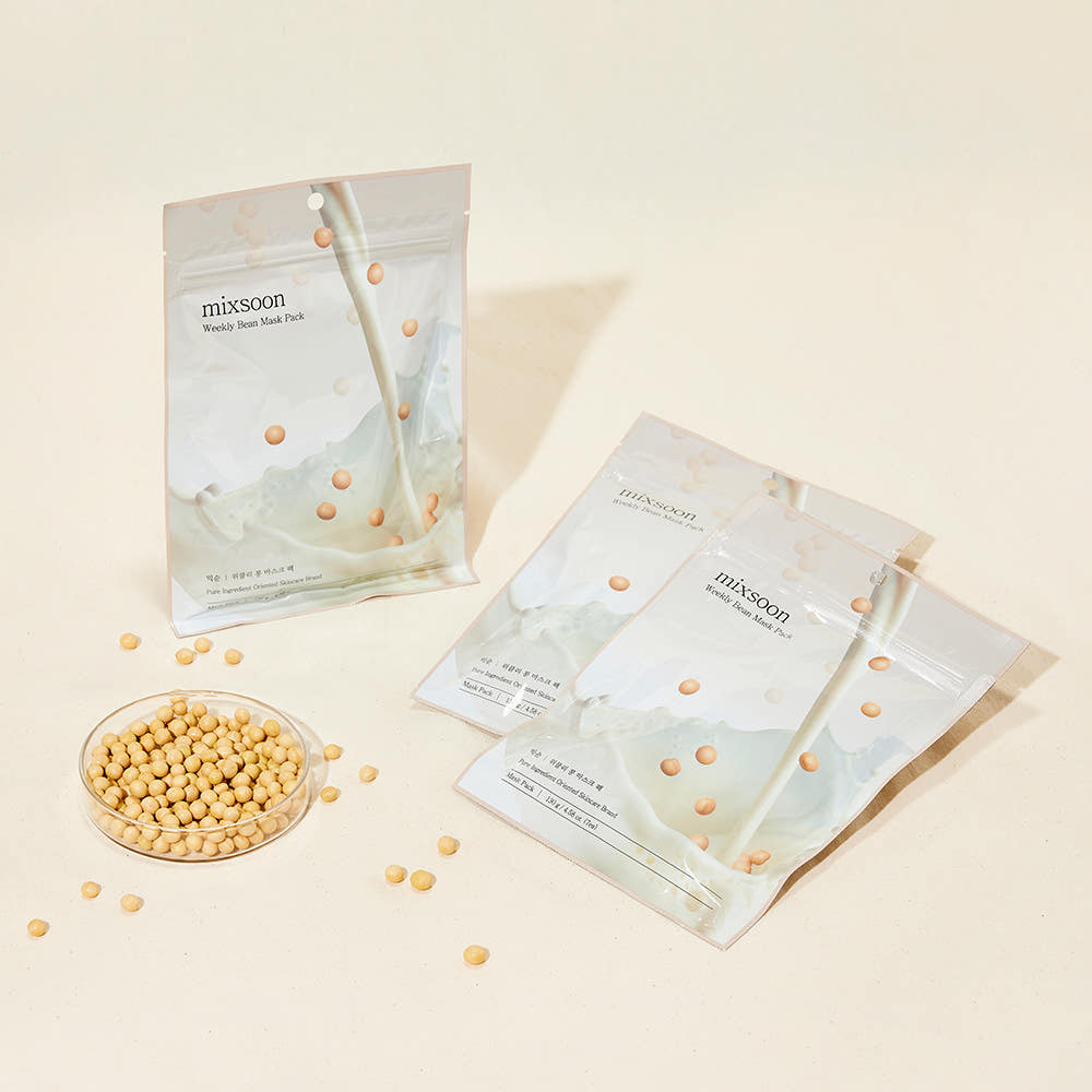 mixsoon Weekly Bean Mask Pack 130g (7ea) - Skynkorea