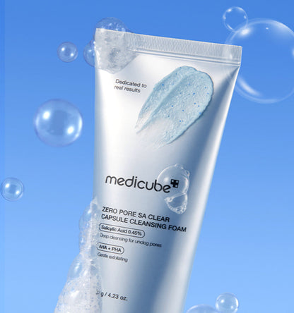 medicube Zero Pore Capsule Cleansing Foam 120g - Skynkorea