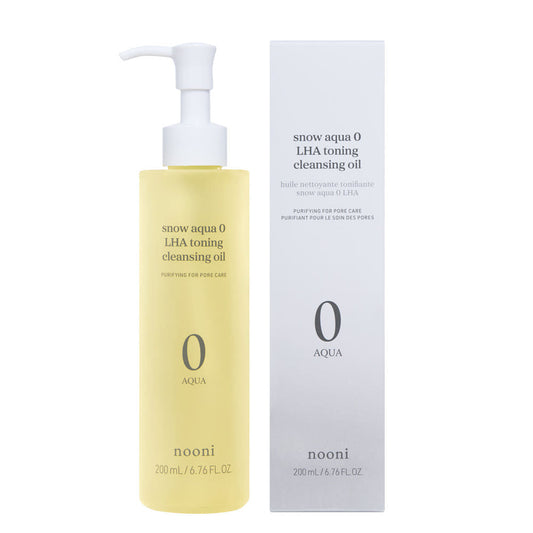 nooni Snow Aqua 0 LHA Toning Cleansing Oil 200ml - Skynkorea