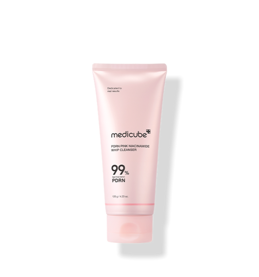 medicube pdrn pink niacinamide whip cleanser 120g - Skynkorea